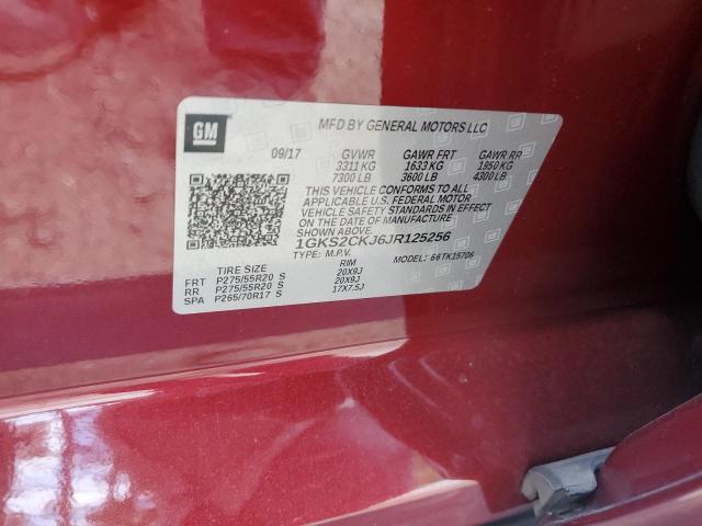 1GKS2CKJ6JR125256 GMC YUKON DENALI
