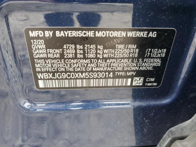 WBXJG9C0XM5S93014 BMW X1 Xdrive28i
