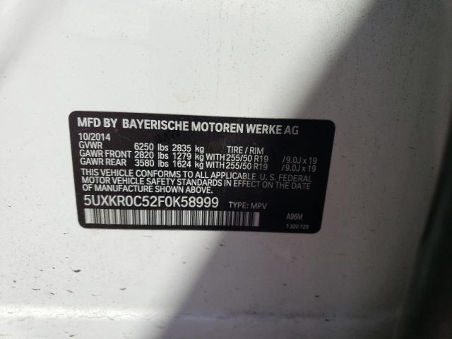 5UXKR0C52F0K58999 BMW X5 Xdrive35i