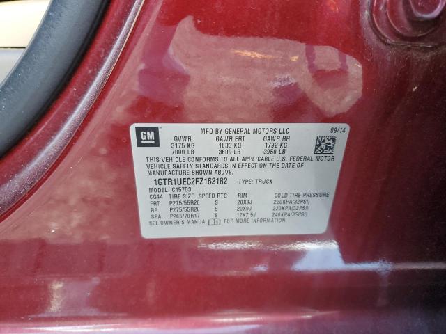 1GTR1UEC2FZ162182 GMC Sierra C1500 Sle