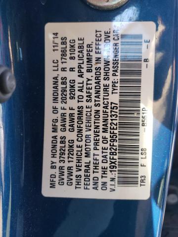 19XFB2F95FE213757 Honda CIVIC EXL