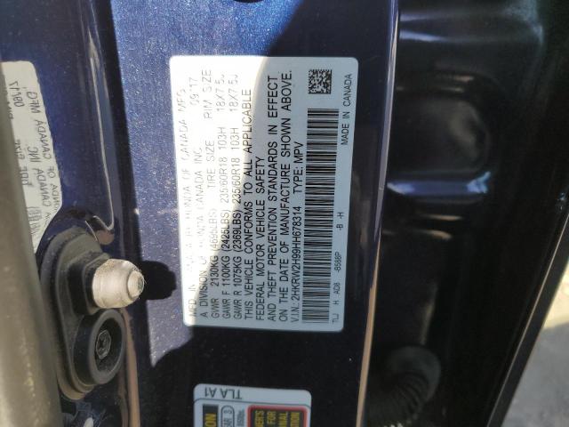 2HKRW2H99HH678314 Honda Cr-v Touring