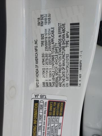 5J8TC1H73KL010763 Acura Rdx Advance