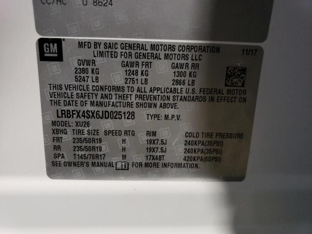 LRBFX4SX6JD025128 Buick Envision Premium Ii