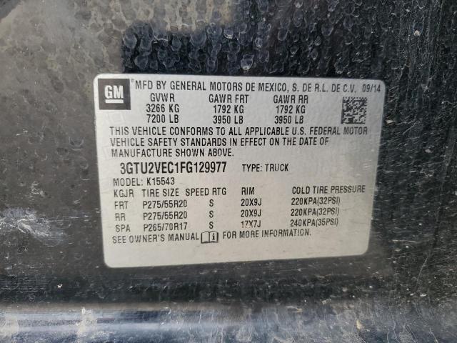 3GTU2VEC1FG129977 GMC Sierra K1500 Slt
