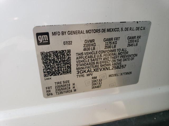 3GKALXEVXNL258257 GMC Terrain Denali