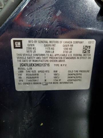2GKFLUEK3H6313716 GMC Terrain Slt