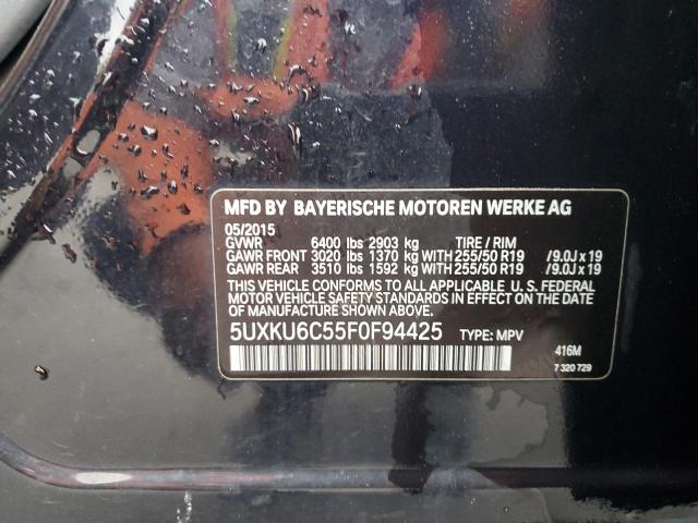 5UXKU6C55F0F94425 BMW X6 Xdrive50i