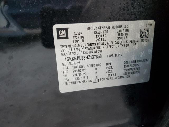 1GKKNPLS3HZ137350 GMC Acadia Denali