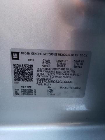 3GTP1MEC6JG144445 GMC Sierra C1500 Sle