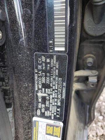 3KPFL4A71JE251378 KIA FORTE LX
