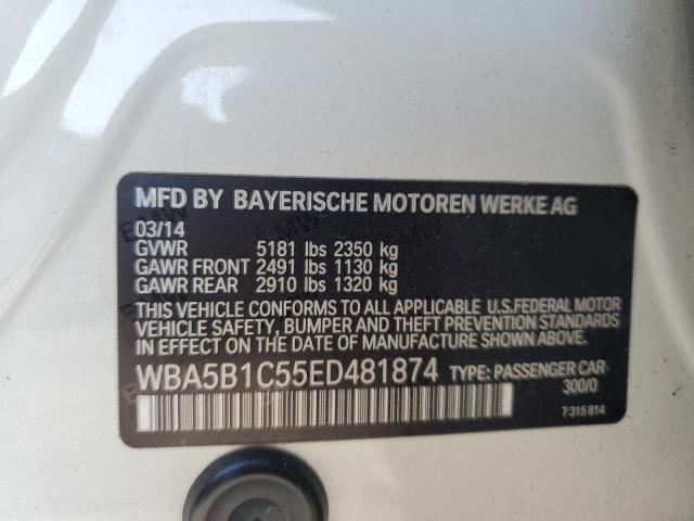 WBA5B1C55ED481874 BMW 535 I