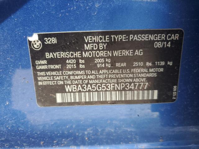WBA3A5G53FNP34777 BMW 328 I
