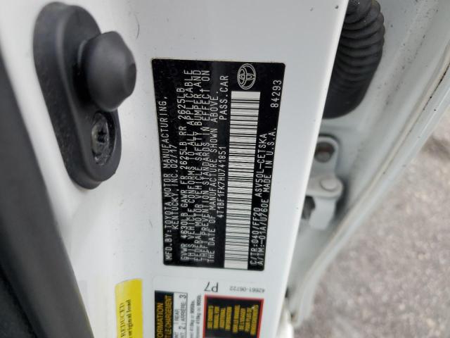 Toyota CAMRY LE 2017 4T1BF1FK7HU741851 Image 12