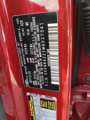 5XXG64J21MG027541 KIA K5 GT LINE