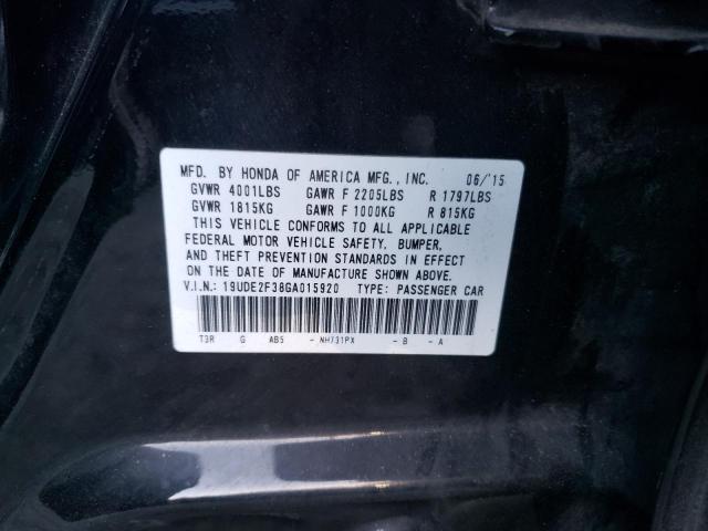19UDE2F38GA015920 Acura Ilx Base Watch Plus