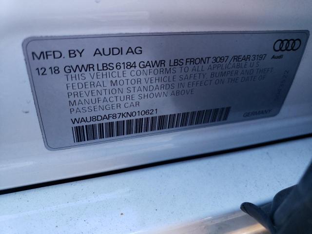 WAU8DAF87KN010621 Audi A8 L