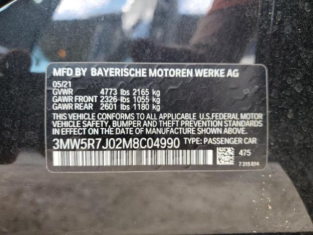 3MW5R7J02M8C04990 BMW 330XI