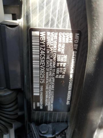 WBY1Z4C5XEVX62575 BMW I3 REX
