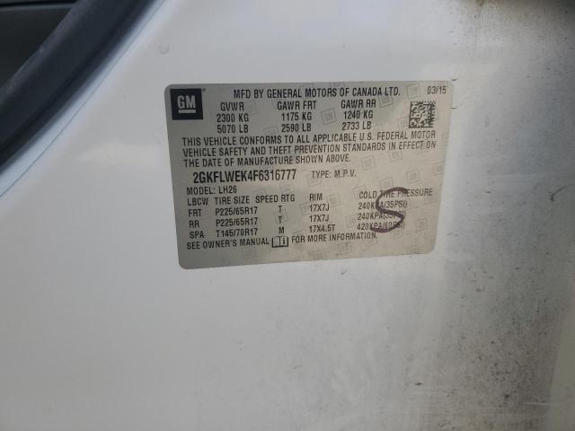 2GKFLWEK4F6316777 GMC Terrain Sle