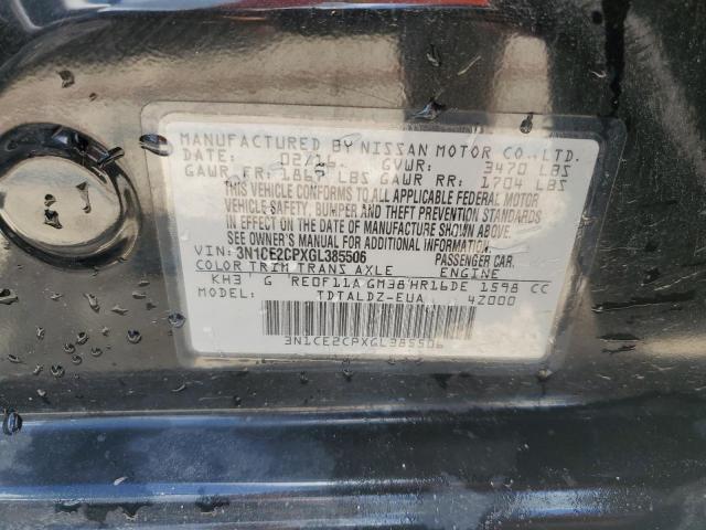 3N1CE2CPXGL385506 Nissan Versa Note S