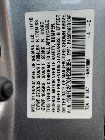 19XFC2F70HE205354 Honda CIVIC EX