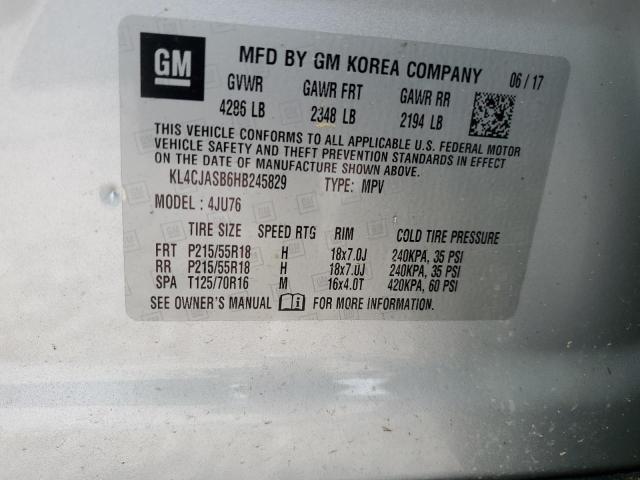 KL4CJASB6HB245829 Buick Encore Preferred