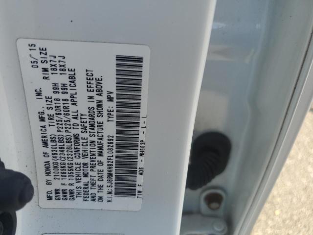 5J6RM4H92FL082692 Honda Cr-v Touring
