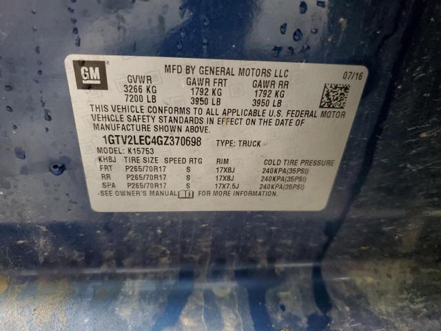 1GTV2LEC4GZ370698 GMC Sierra K1500