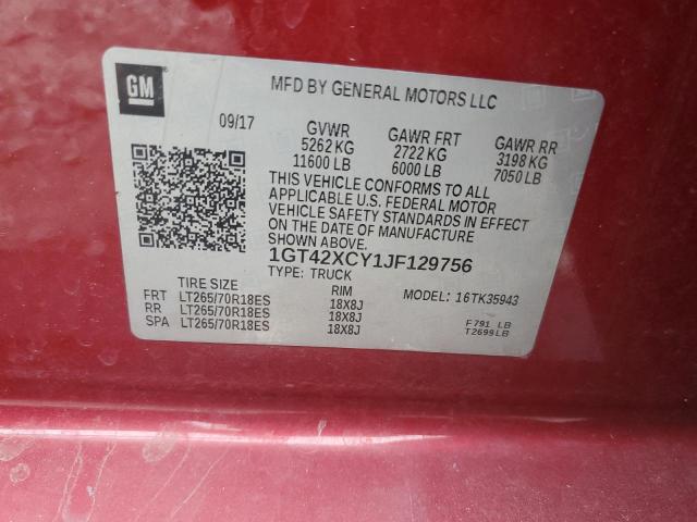 1GT42XCY1JF129756 GMC Sierra K3500 Slt