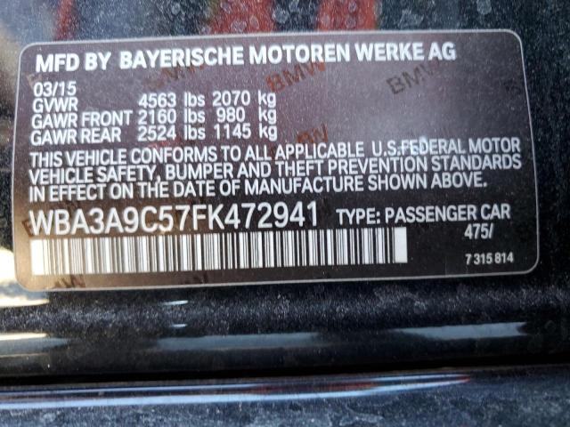 WBA3A9C57FK472941 BMW 335 I