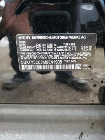 5UXTY3C03M9E41935 BMW X3 Sdrive30i