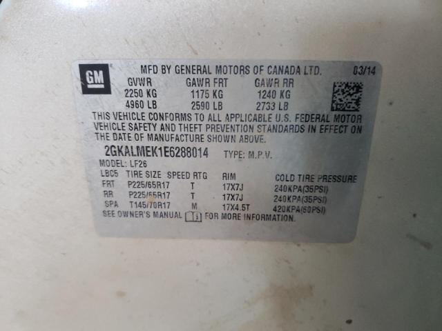 2GKALMEK1E6288014 GMC Terrain Sle