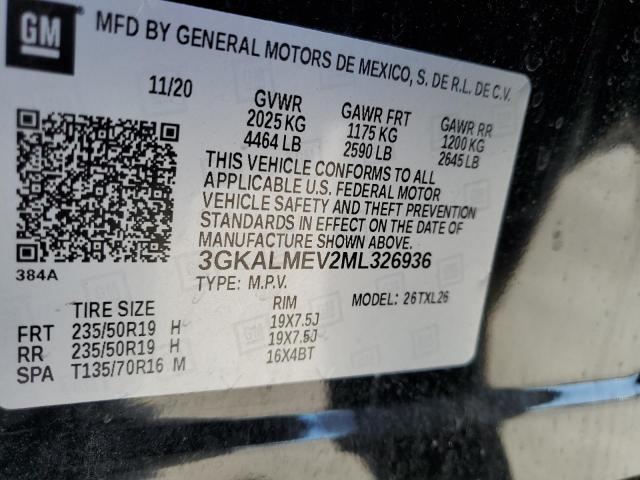 3GKALMEV2ML326936 GMC Terrain Sle