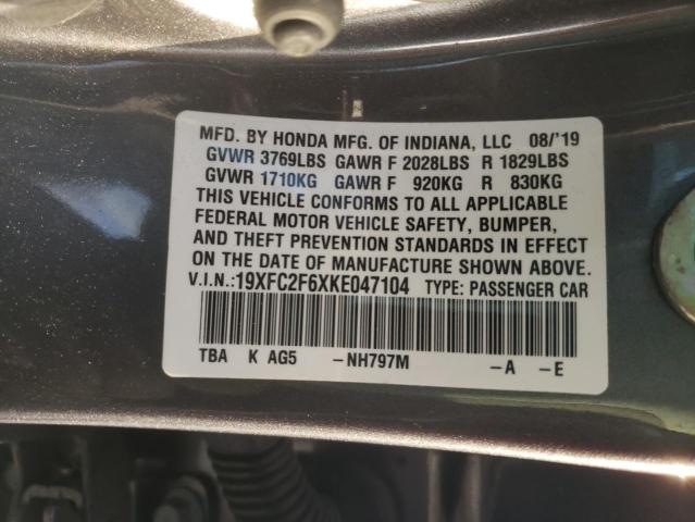 19XFC2F6XKE047104 Honda Civic Lx