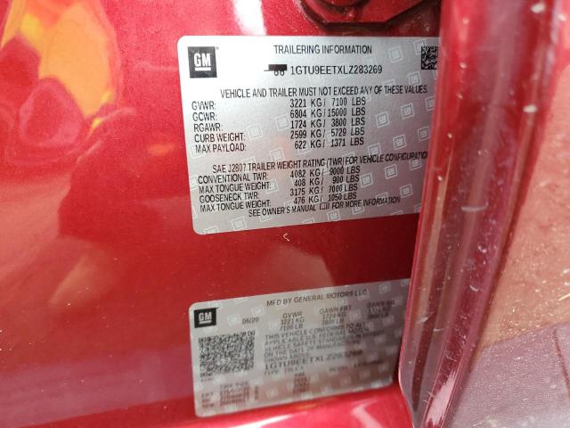 1GTU9EETXLZ283269 GMC Sierra K1500 At4
