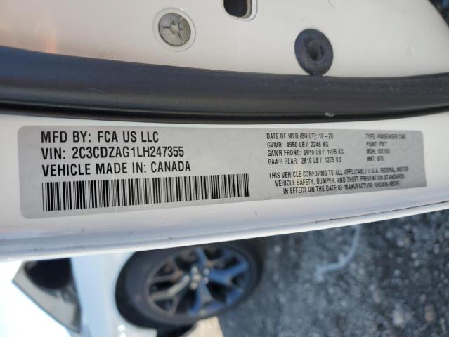 2C3CDZAG1LH247355 Dodge Challenger Sxt