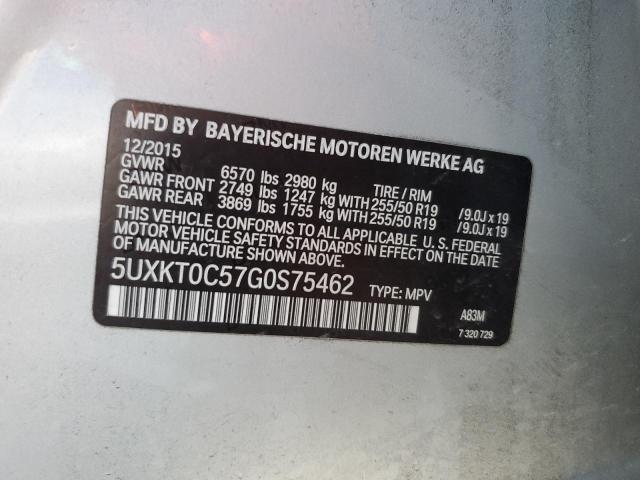5UXKT0C57G0S75462 BMW X5 Xdr40e