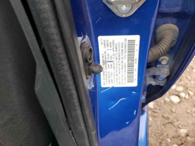 2HGFC1F39HH648521 Honda CIVIC EX
