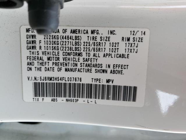 5J6RM3H54FL007676 Honda CR-V EX