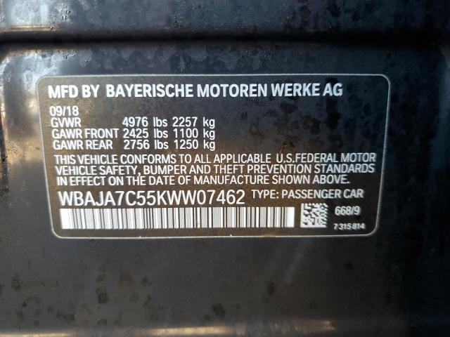 WBAJA7C55KWW07462 BMW 530 XI