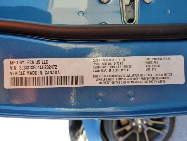 2C3CDXGJ1LH202472 Dodge Charger Scat Pack