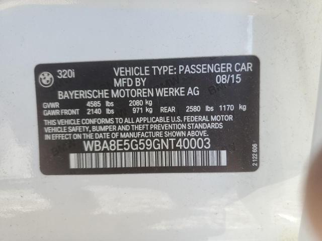 WBA8E5G59GNT40003 BMW 320 XI