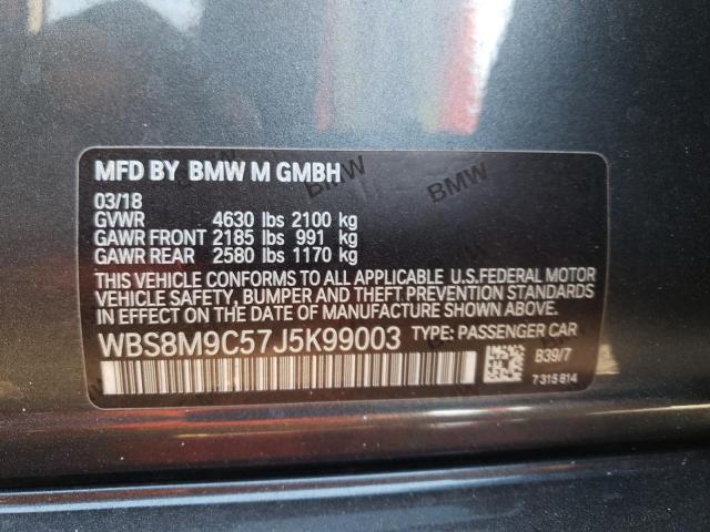 WBS8M9C57J5K99003 BMW M3