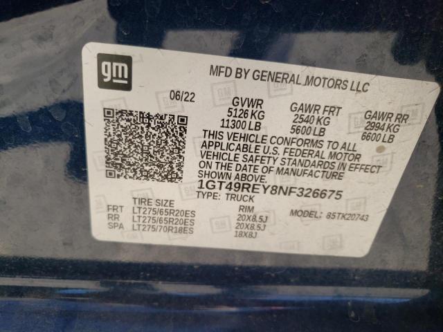1GT49REY8NF326675 GMC Sierra K2500 Denali