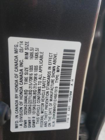 2HKRM4H31EH661919 Honda CR-V LX