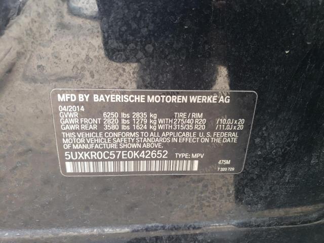 5UXKR0C57E0K42652 BMW X5 Xdrive35i