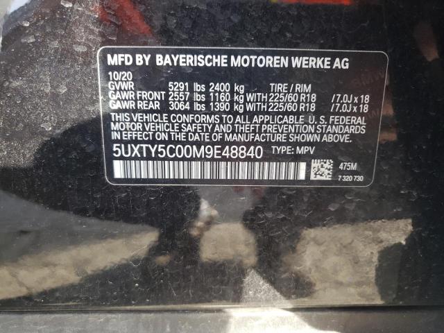 5UXTY5C00M9E48840 BMW X3 Xdrive30i
