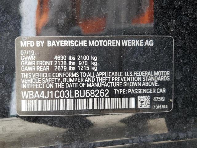 WBA4J1C03LBU68262 BMW 430i Gran Coupe