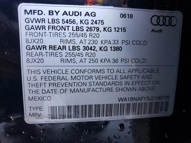 WA1BNAFY3J2199705 Audi Q5 Premium Plus